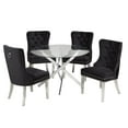 thumbnail image 2 of Margot 5-Piece Dining Set, Black, 2 of 2