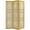 Natural, variant on Legacy Decor Floral Accented 3 Panel Room Divider, 71" Tall, Natural