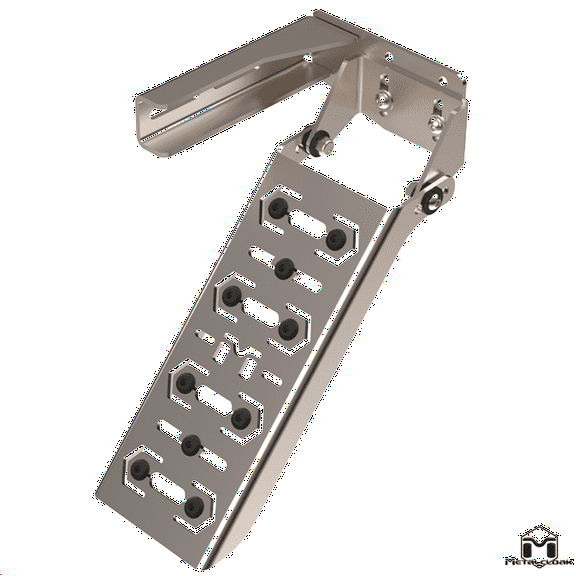Stainless Steel Dead Pedal, JK Wrangler
