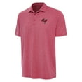 thumbnail image 2 of Men's Antigua Heather Red Tampa Bay Buccaneers  Scheme Polo, 2 of 3