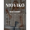 thumbnail image 7 of MOYIKO Short Sleeve Summer Tops for Women Casual Button Down Shirts Striped Business Work Blouses, 7 of 7
