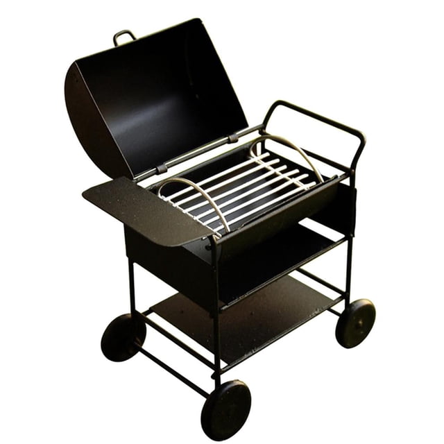 Cocina de muñecas Zulema 1:12 Horno de Barbacoa Negro Decoración de Jardín