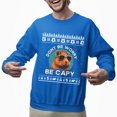 thumbnail image 2 of Christmas Sweatshirt, Don't Be Worry Be Capy Funny Capybara Christmas Sweatshirt, Cute Animal Holiday Sweatshirt, Capybara Lover Gift for Men & Women, 2 of 5