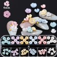 thumbnail image 2 of 60 piezas Flor Mariposa Nail Art Charms Glitter Calcomanías Decoración 3D Nail Flower Diseño plano Acrílico Nail Art para mujeres DIY Manicura Joyería Salón Accesorios de uñas Suministros Xemadio HMHZ355-3, 2 of 2