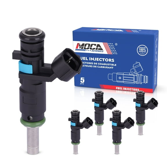 MOCA AUTOPARTS 5x Fuel Injectors FJ1067 Fit for 2007-2010 Volkswagen Bora 2.5L & 2007-2018 Volkswagen Jetta 2.5L & 2012-2014 Volkswagen Passat 2.5L