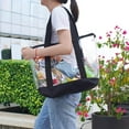 thumbnail image 4 of Large Clear Tote Bag, Fashion PVC Shoulder Handbag for Women, Clear Stadium Bag for Security Travel,Shopping,Sports and Work, 4 of 7