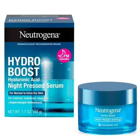 Neutrogena Hydro Boost Hyaluronic Acid Pressed Night Serum, 1.7 oz