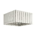 thumbnail image 5 of Livex Lighting - Greenwich - 4 Light Outdoor Flush Mount in Industrial Style -, 5 of 9