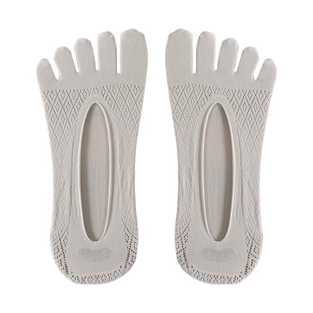 Calcetines de cinco dedos para hombre, de algodón, transpirables, antideslizantes, a la moda como se muestra