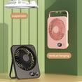 thumbnail image 3 of Ventilador de escritorio CELNNCOE, ultrafino, recargable, con batería de larga duración, mini ventilador personal ultrasilencioso, plegable, con inclinación de 180°, de alta potencia eólica, para, 3 of 7