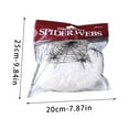 thumbnail image 3 of TOPRenddon Giant Glow in the Dark Spider Web Decor - 6ft x 16ft Stretchy Halloween Decoration for Indoor/Outdoor | & Party Props, 3 of 9