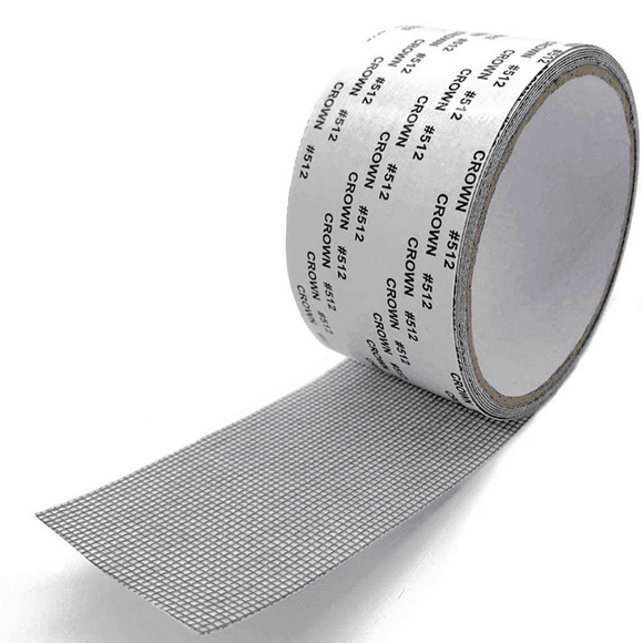 Window Screen Repair Kit, Strong Adhesive & Waterproof Tape Fiberglass Covering mesh, Repair for Window Screen and Screen Door tears Holes