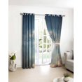 thumbnail image 3 of Retro Bird Silhouette Blackout Curtains for Bedroom/Living Room, Thermal Insulated Kitchen Curtains, Modern Vintage Sunset Scenery Grommet Darkening Window Treatment Drapes 52"x72"x2, 3 of 8