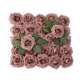 thumbnail image 4 of Conjunto de caja de flores artificiales, centros de mesa DIY de rosas falsas, flores de imitación con hojas para decoración del hogar del Día de San, 4 of 8