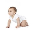 thumbnail image 3 of Gerber Baby Unisex White Short Sleeve Cotton Onesies Bodysuits, 8-Pack, Preemie-24 Months, 3 of 13