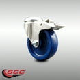 thumbnail image 2 of 4 Inch 316SS Solid Polyurethane Swivel Bolt Hole Caster with Total Lock Brake, 2 of 2