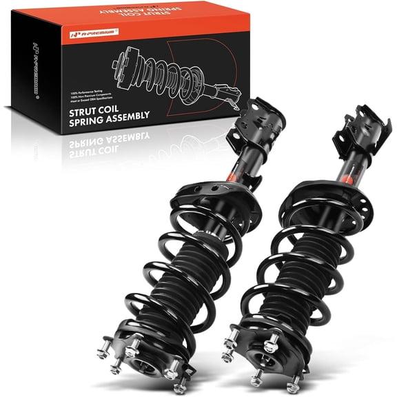 A-Premium Front Pair (2) Complete Strut & Coil Spring Assembly Shock Absorber Compatible with Acura RDX 2007-2012, Driver and Passenger Side