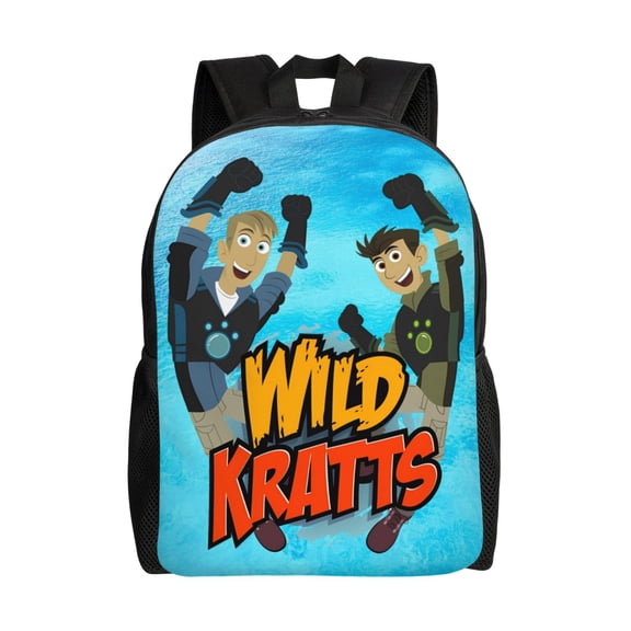 Wild Kratts Backpacks For Men Women Book Bag Travel Hiking Camping Work