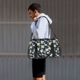 thumbnail image 7 of Fuzoiu Lilies Flowers Print Travel Duffle Bag,Carry On Tote Bags,Duffel Bag,Sport Gym Bag, Hospital Bag for Labor and Delivery, Overnight Bag,Luggage Bag, 7 of 7