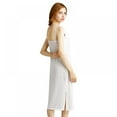 thumbnail image 3 of Women Bathrobe Lace Satin Lingerie Robe Long Sleeve Babydoll Nightie Robes Kimono Robe, 3 of 7