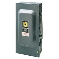 Square D Safety Switch,240VAC,3PST,100 Amps AC DU323
