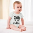 thumbnail image 3 of I Have A Surprise for You It's Poop - Baby Clothes - Funny Newborn Bodysuit Outfits for Boys And Girls White-style-1 6months, 3 of 7