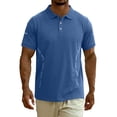 thumbnail image 4 of Golf Shirts for Men Big & Tall M-5X Plus Size Short Sleeve T-Shirts Mens Pullover Button Collared Stretchy Breathable Athletic Workout Tees Tops, 4 of 6