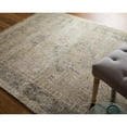 thumbnail image 2 of Feizy Caldwell Transitional Medallion, Tan/Gray/Gold, 7'6" x 9'6" Area Rug Handmade Sheen Bohemian & Eclectic Distressed Floor Rug for Living room Bedroom, 2 of 11