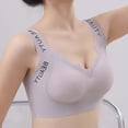 thumbnail image 6 of FAHXNVB Women's Letter Strap Sports Bra with Support Breathable Wireless Push Up Bralettes Yoga Gym Everyday Bras, 6 of 7