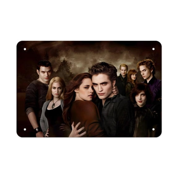 Twilight -theme Metal Sign，Personalized Metal Sign Wall Decor for fans,friends,family and Lovers Gifts 8x12 Inch