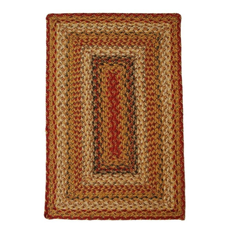 Homespice Decor Mustard Seed Braided Area Rug
