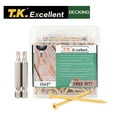 thumbnail image 3 of T.K.Excellent Deck Screw Rust Resistant Wood Screws 3 inch Tan Exterior Outdoor Fasteners 315 Pcs, 3 of 9