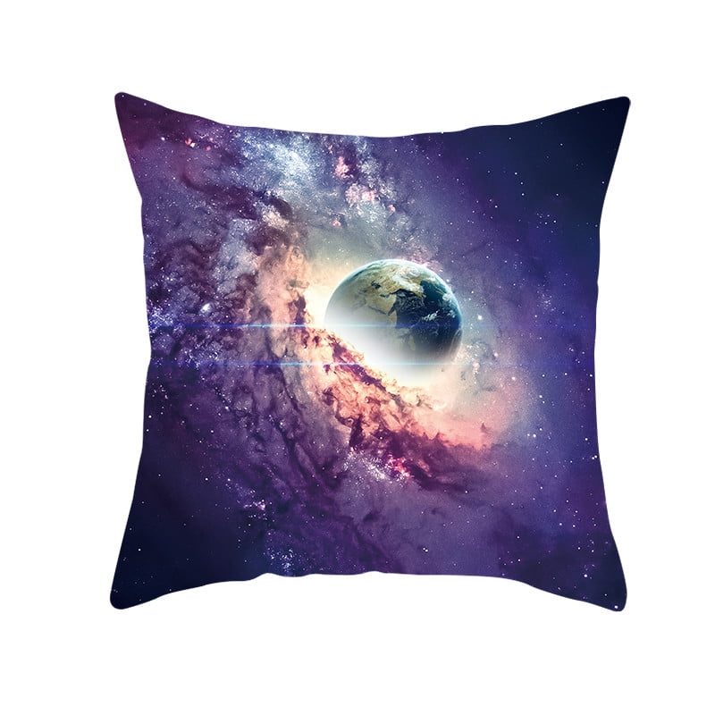 Black Hole Universe Galaxy Pillow Case Cover Sofa Cushion Cover
