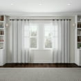 thumbnail image 4 of Lavish Home Curtain 1-inch Adjustable Rod - Modern Urn Finials 66-120" (Bronze ), 4 of 5