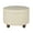 White, variant on HomePop Large Leatherette Storage Ottoman, Multiple Colors