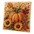 thumbnail image 2 of YardChic 5D Diamond Art Kits for Adult Beginner, Pumpkin Pearl Diamond Painting Kit, Autumn Pearl Painting for Adults, Handmade Pearl Painting Ornament Kit, Home Wall Thanksgiving Decor Arts Craft, 2 of 6