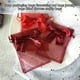 thumbnail image 4 of Yuarrent 30 Uds bolsa de tul transparente exquisita bolsa con cordón almacenamiento joyería caramelo bolsillo red joyería cinta boda fiesta Kits de decoración para fiestas rosado 11*16cm, 4 of 6