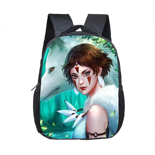 Totoro Anime Mochila Juguetes para niños pequeños Dibujos animados lindo Spirited Away Kindergarten Niños Soft School Bag Girla A
