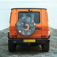thumbnail image 6 of Goofa Watermelons Dachshunds Pattern Universal Tire Cover for Jeep, SUV, Truck, and Trailer – Waterproof, UV-Resistant,Easy to Install, Fits 14"-17" Tires-15 inch, 6 of 6