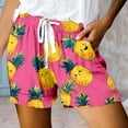 thumbnail image 2 of Shorts for Women, Sports Shorts for Women,Women's Casual High Waisted Sports Shorts with Loose Fit and Print Design for Active including Pocket and Lace Up Feature, 2 of 4