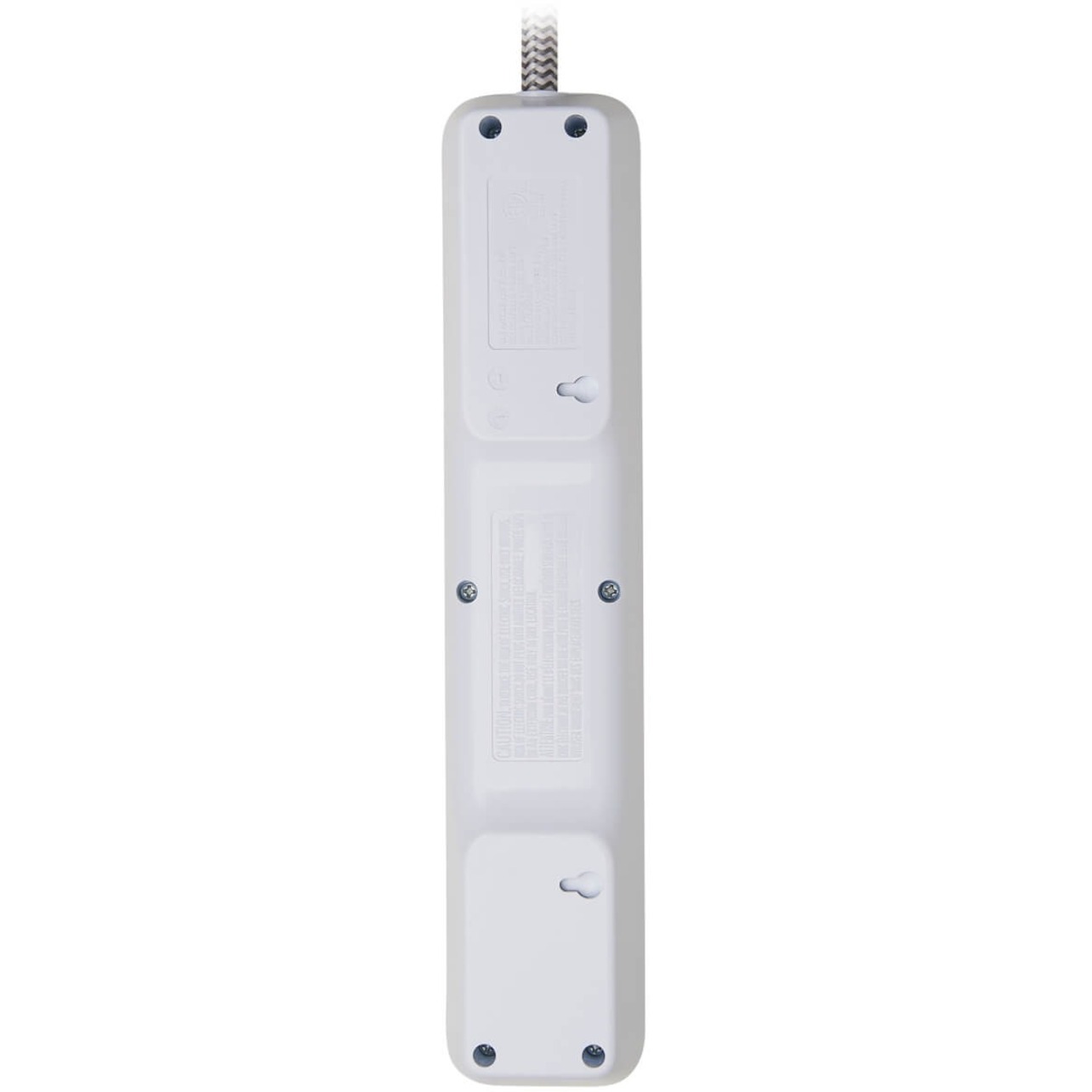 Tripp Lite Surge Protector Power Strip 7-Outlet 2 USB Ports 6ft Cord White