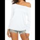 thumbnail image 2 of Blusa de Larga con Cuello y Hombros Descubiertos para Mujer S, 2 of 7