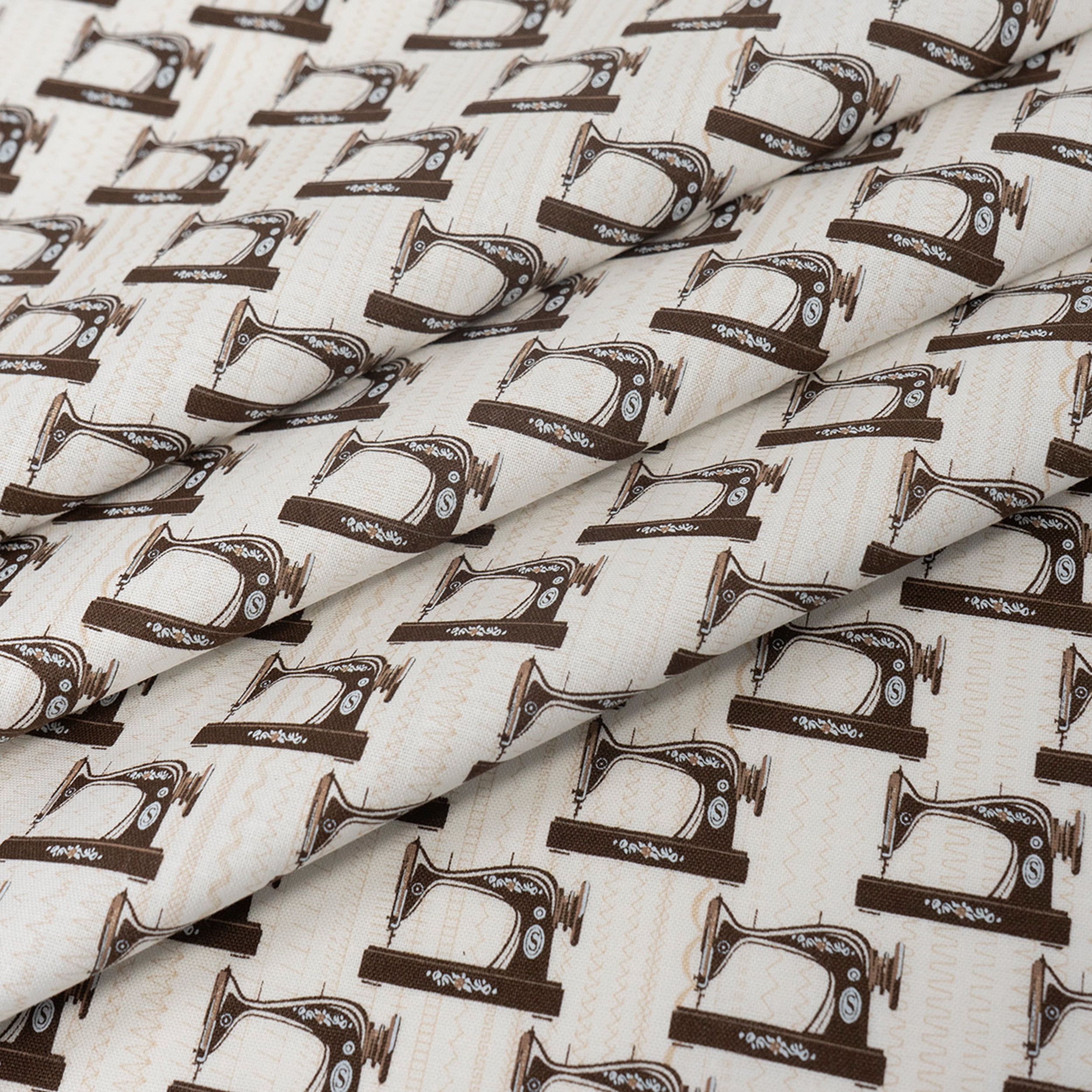Singer Fabric, 100% Cotton, Sewing & Crafting, 44" Wide, Singer Sewing Machines, Cut by Yard