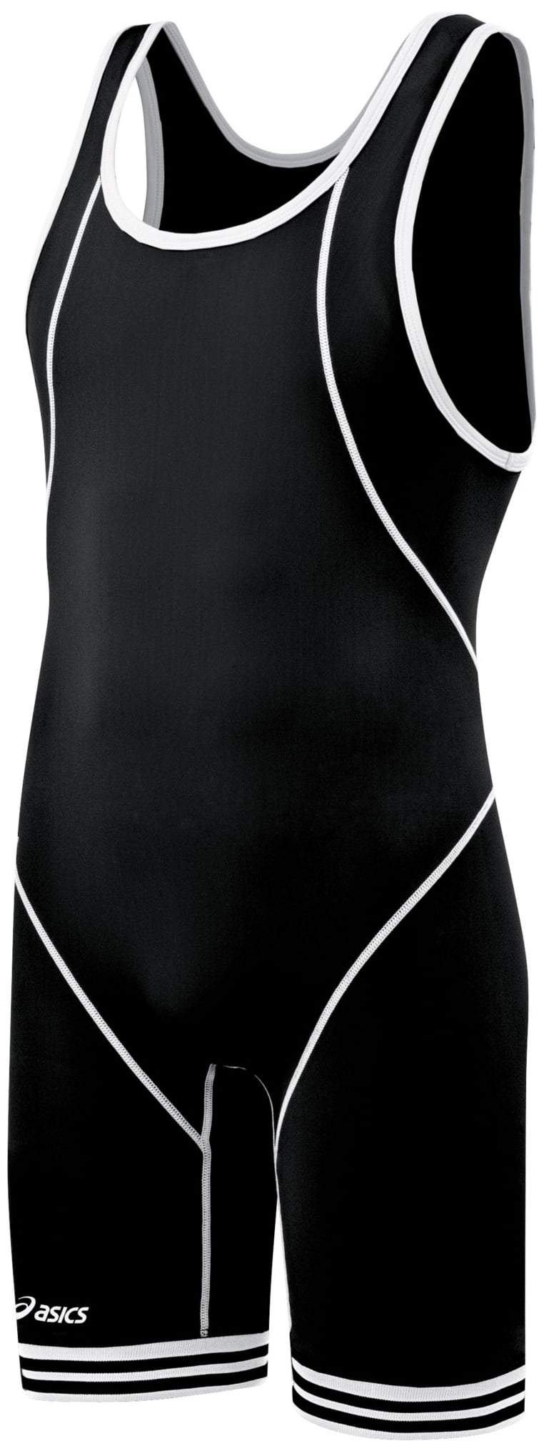 black wrestling singlet