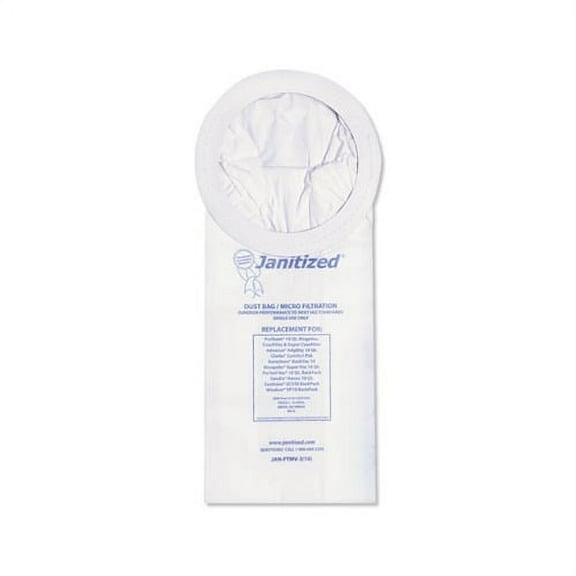 Vacuum Filter Bags Designed to Fit ProTeam 10 Qt. Super Coach/MegaVac 100/CT