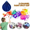 thumbnail image 1 of Polylactice Pour Cup 5 Channels Paint Pouring Split Cup Fluid Pour Supplies Tree, 1 of 8