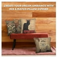 thumbnail image 4 of Home Furnishings Medieval Dogs Throw Pillow Cover 18" x 18" – Decorative Tapestry Cushion Case for Living Room Couch, & Cozy Square | Cotton Jacquard Woven in Belgium | Insert Not Included, 4 of 6