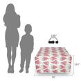 thumbnail image 3 of Watercolor Rectangle Pouf, Pattern of Juicy Pieces Watermelon with Tropical Summer, Under Desk Foot Stool for Living Room Office Ottoman with Cover, 25", Coral Pale Green Black, by Ambesonne, 3 of 4