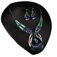 thumbnail image 2 of OPOLSKI 3Pcs Jewelry Set Adjustable Anti-fade Teardrop Necklace Drop Earrings Jewelry Set A, 2 of 7