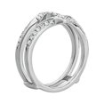 thumbnail image 4 of Bague d'Éternité Élégante pour Elle en Or Blanc Massif 18K, Taille 9.5, avec Diamond Naturel Rond Brillant de 0.20 Carat, 4 of 7